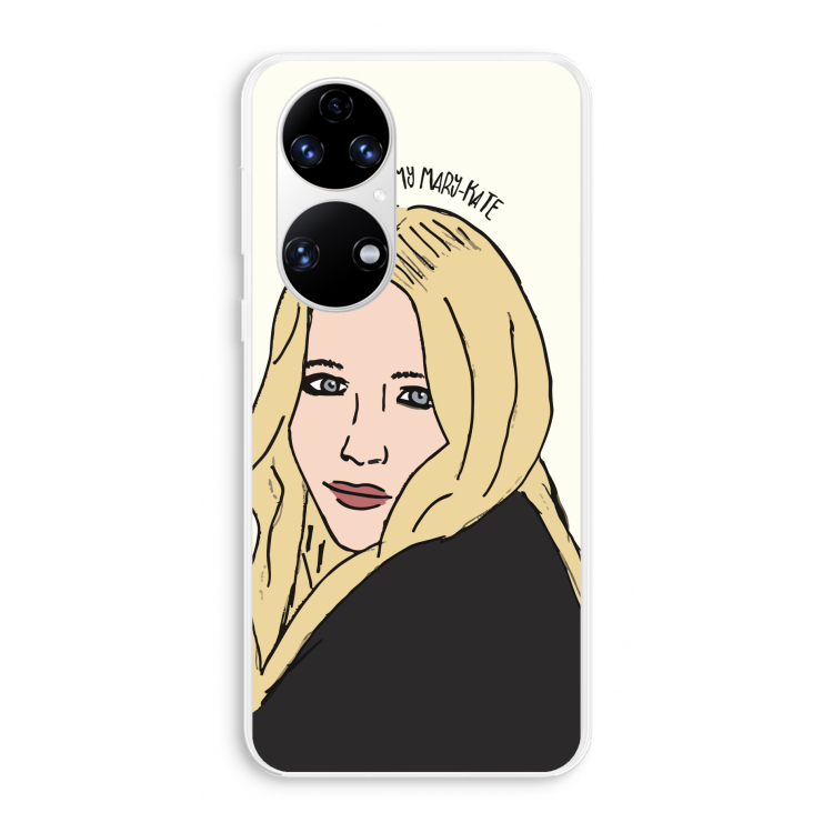 Mary Kate: Huawei P50 Transparant Hoesje