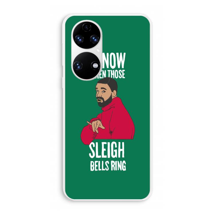 Sleigh Bells Ring: Huawei P50 Transparant Hoesje