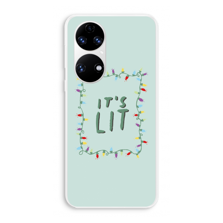 It's Lit: Huawei P50 Transparant Hoesje