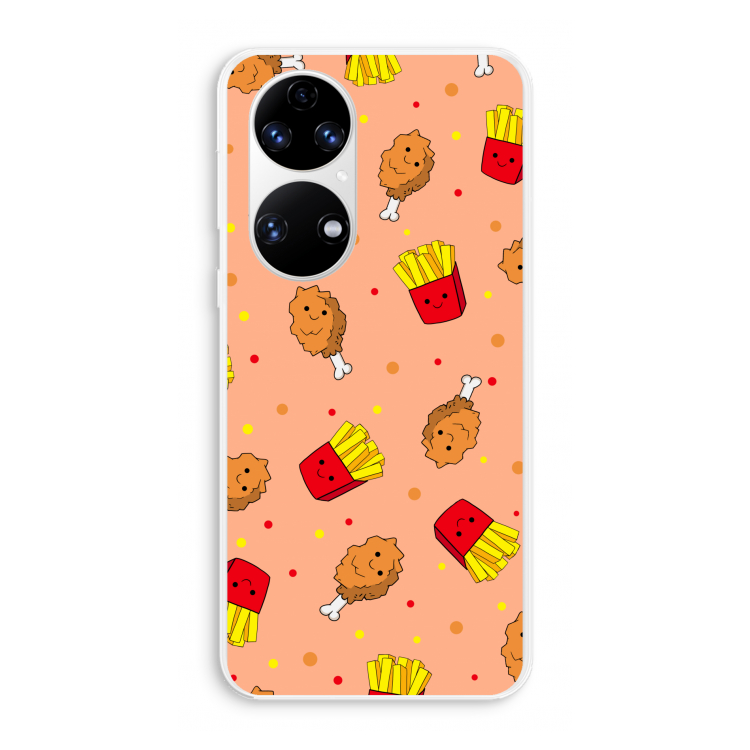 Chicken 'n Fries: Huawei P50 Transparant Hoesje