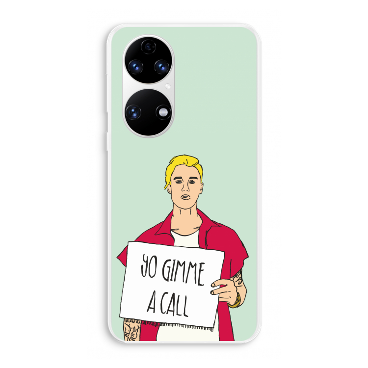 Gimme a call: Huawei P50 Transparant Hoesje