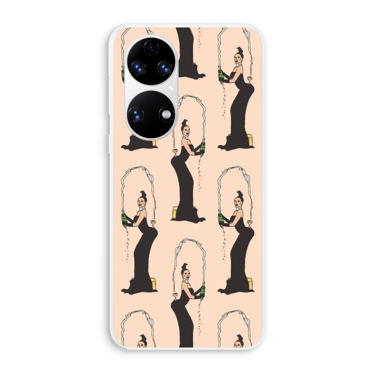 Pop Some Kim: Huawei P50 Transparant Hoesje