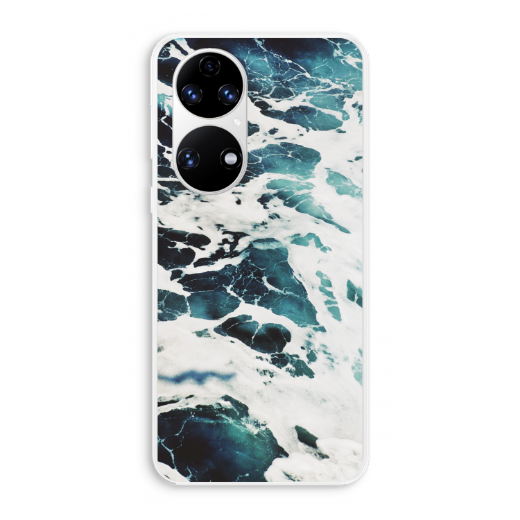 Golven: Huawei P50 Transparant Hoesje