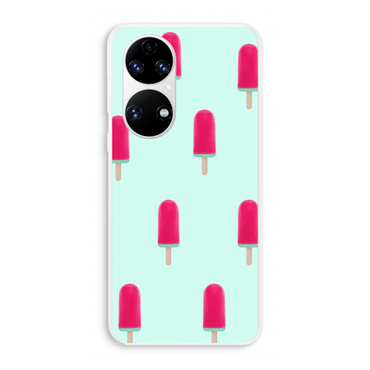 Waterijsje: Huawei P50 Transparant Hoesje