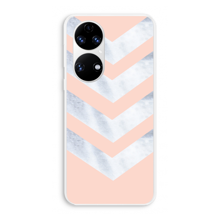 Marmeren pijlen: Huawei P50 Transparant Hoesje