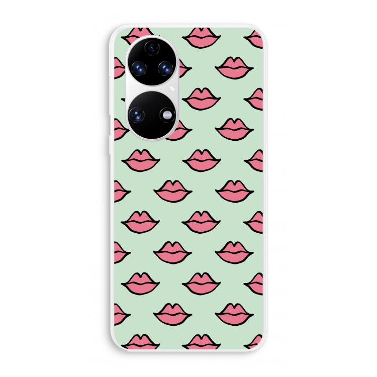 Lipjes: Huawei P50 Transparant Hoesje