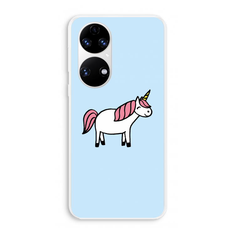 Eenhoorn: Huawei P50 Transparant Hoesje
