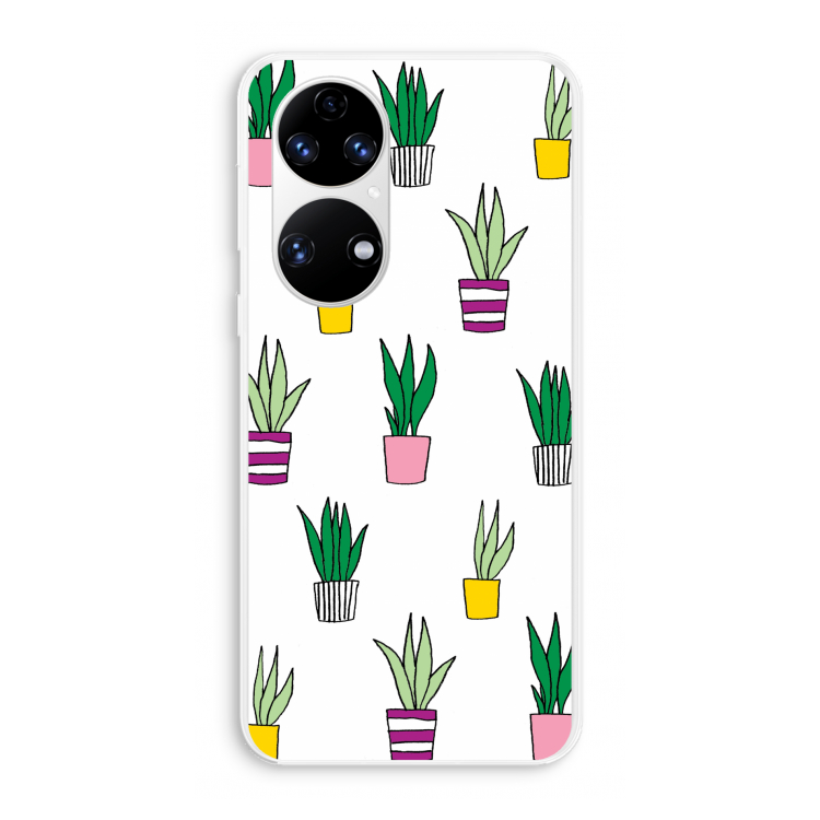 Sanseveria: Huawei P50 Transparant Hoesje