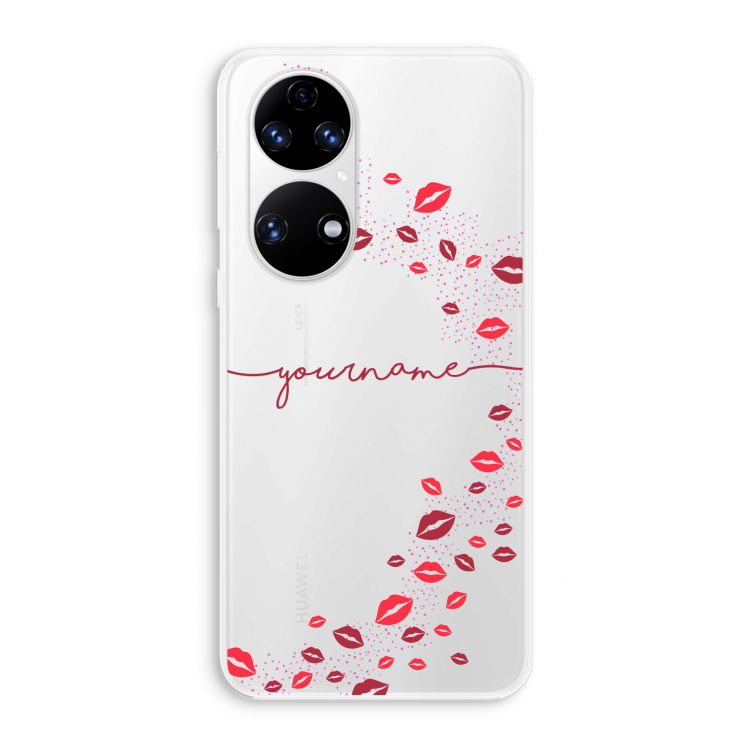 Kusjes: Huawei P50 Transparant Hoesje
