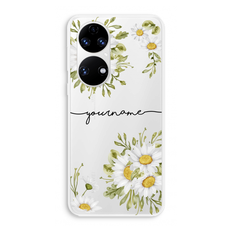 Daisies: Huawei P50 Transparant Hoesje