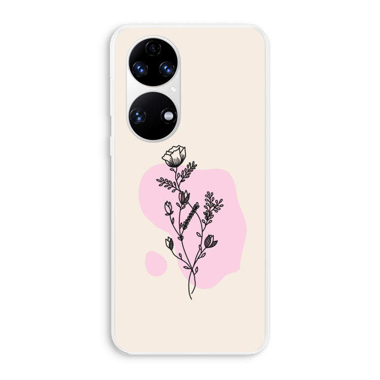 Roses are red: Huawei P50 Transparant Hoesje