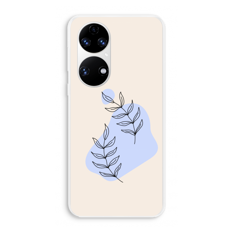 Leaf me if you can: Huawei P50 Transparant Hoesje