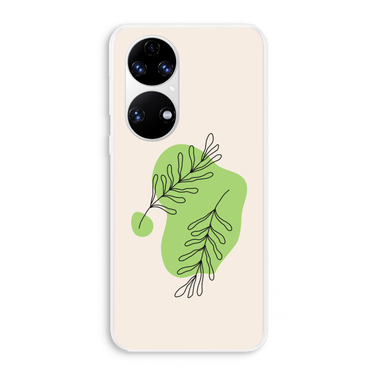Beleaf in you: Huawei P50 Transparant Hoesje