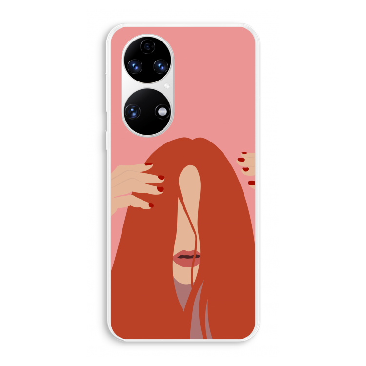 Woke up like this: Huawei P50 Transparant Hoesje