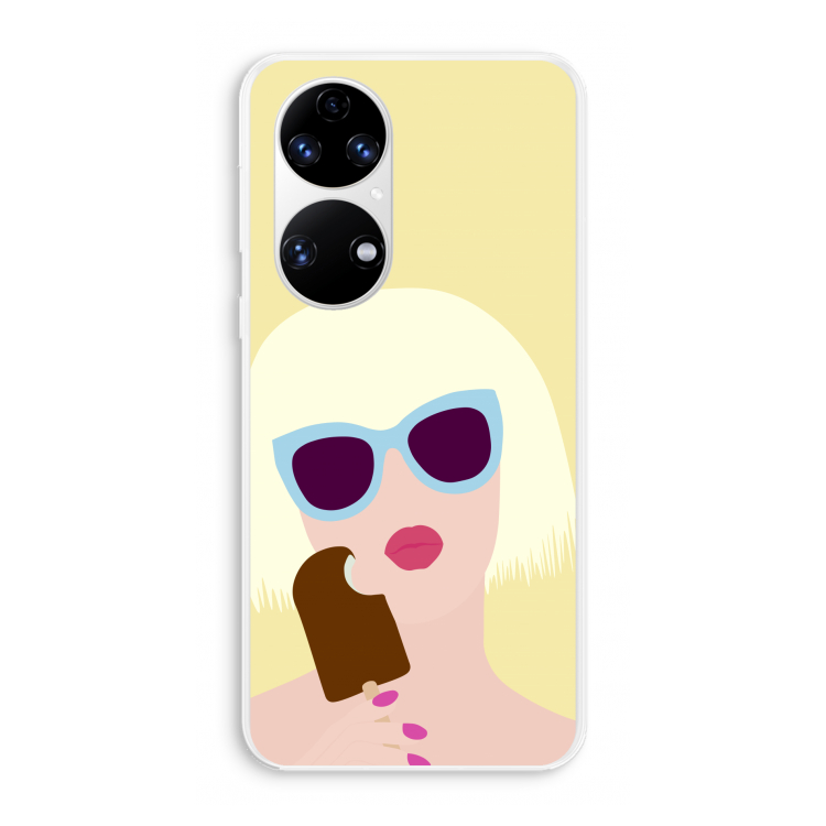 Ice cream: Huawei P50 Transparant Hoesje