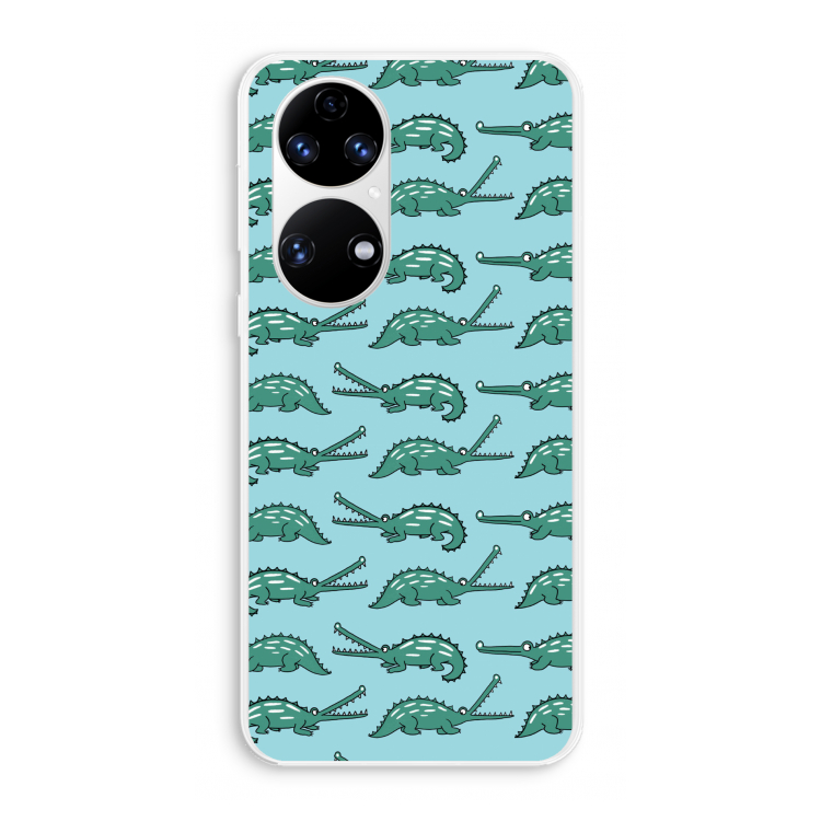 Kroko: Huawei P50 Transparant Hoesje