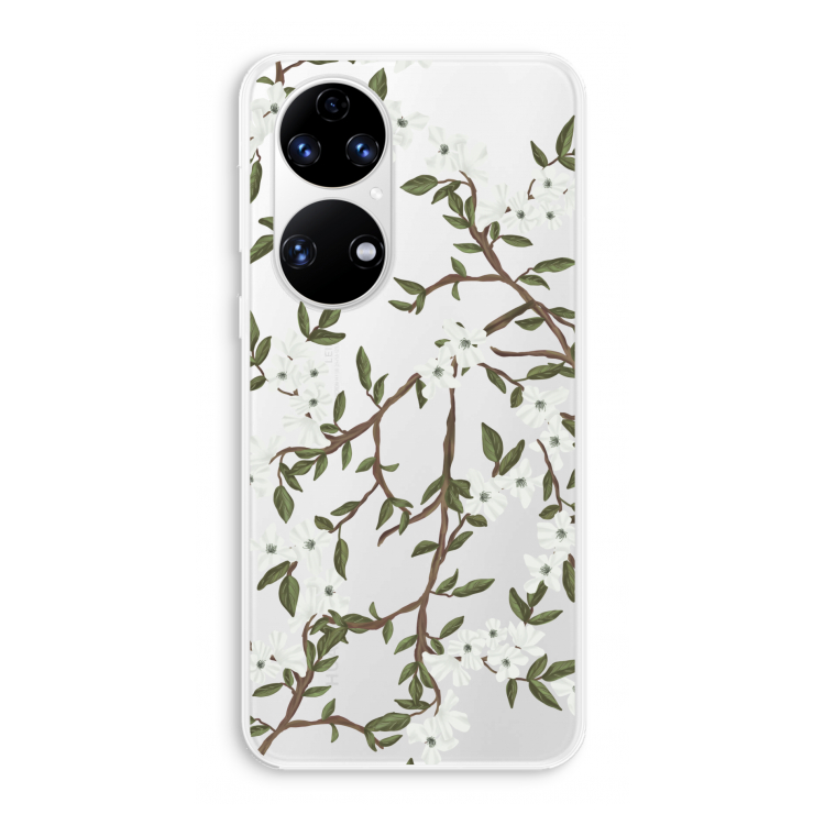 Blossoming spring: Huawei P50 Transparant Hoesje