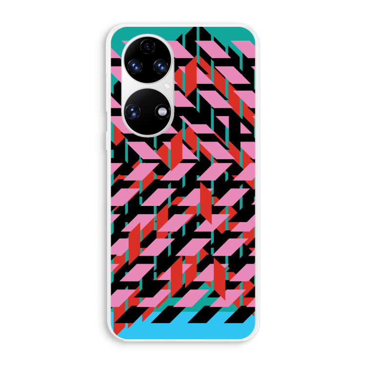 Skew Blush 2: Huawei P50 Transparant Hoesje