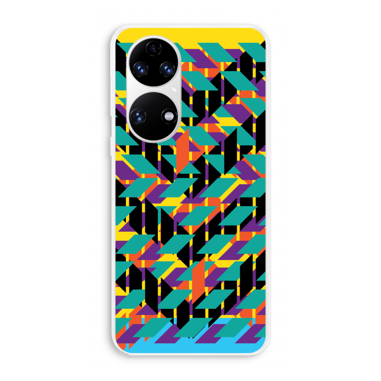 Skew Bee 1: Huawei P50 Transparant Hoesje
