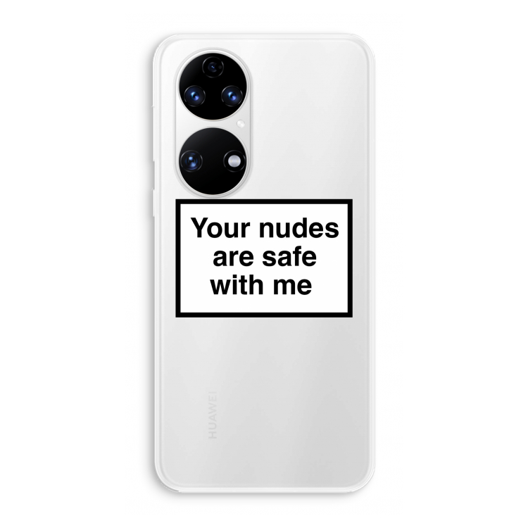 Safe with me: Huawei P50 Transparant Hoesje