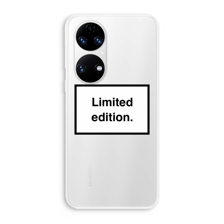 Limited edition: Huawei P50 Transparant Hoesje