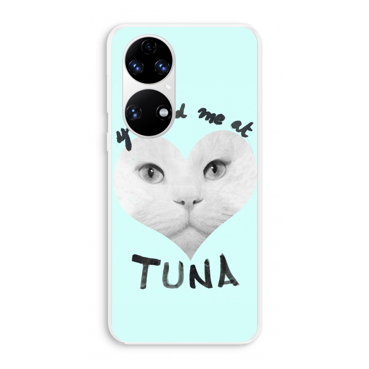 You had me at tuna: Huawei P50 Transparant Hoesje