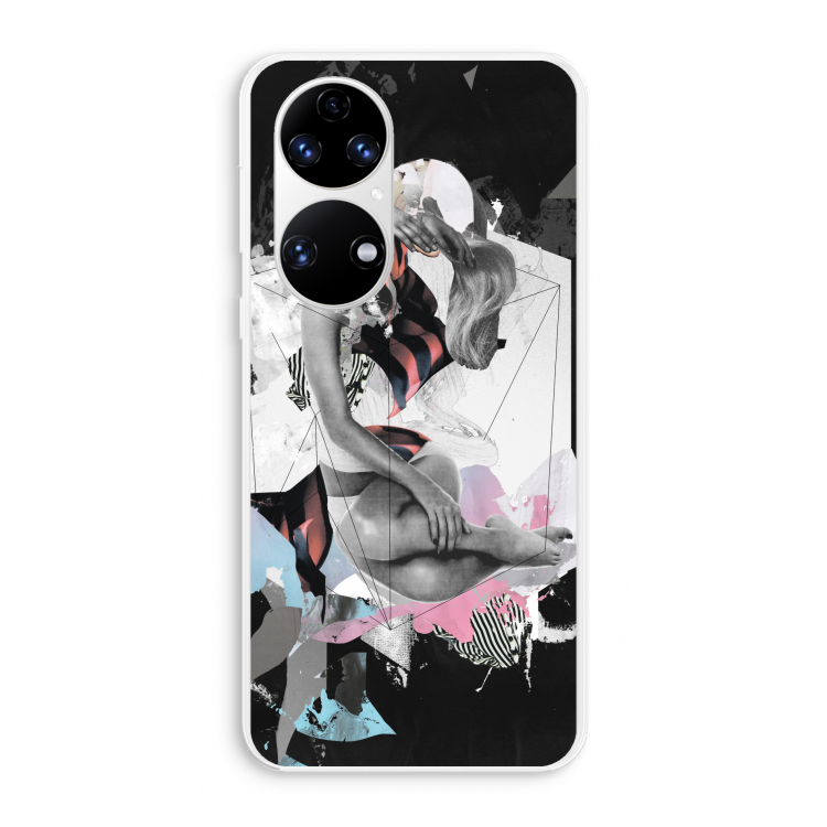 Camouflage de sommeil: Huawei P50 Transparant Hoesje