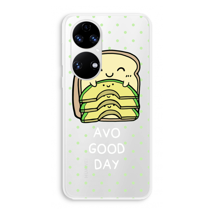 Avo Good Day: Huawei P50 Transparant Hoesje