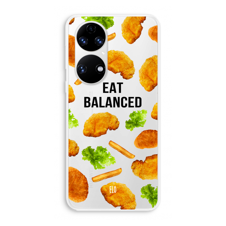 Eat Balanced: Huawei P50 Transparant Hoesje