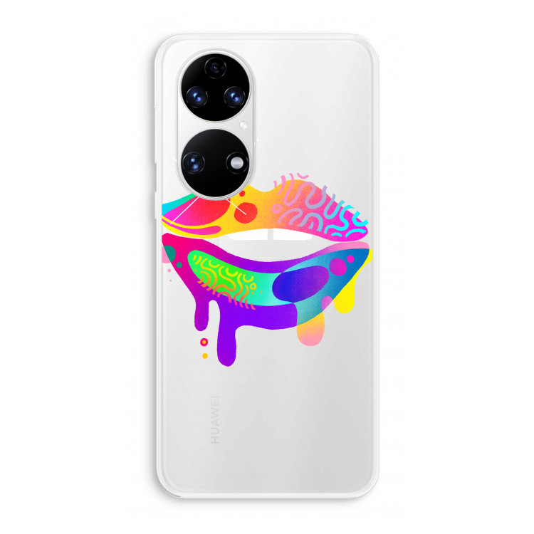 Lip Palette: Huawei P50 Transparant Hoesje