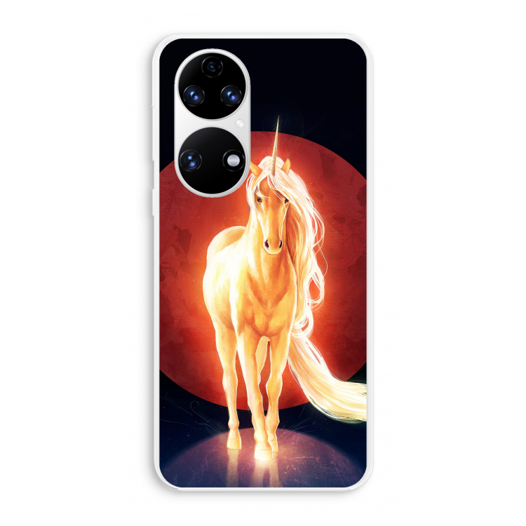 Last Unicorn: Huawei P50 Transparant Hoesje