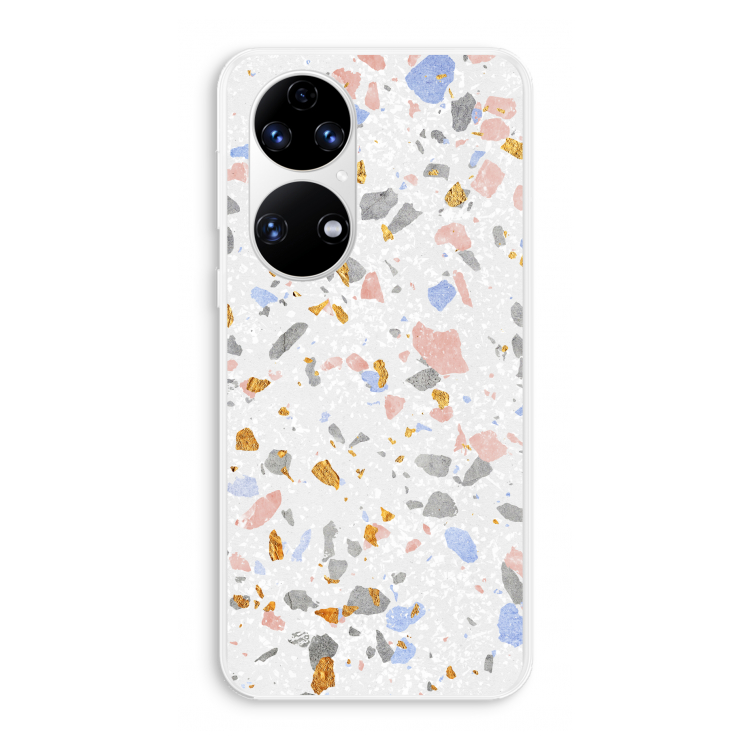 Terrazzo N°8: Huawei P50 Transparant Hoesje
