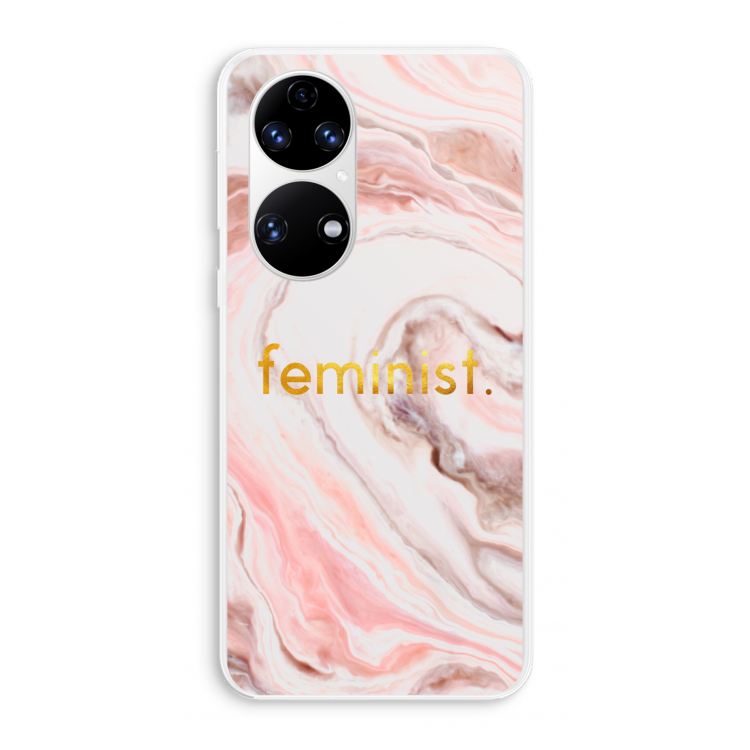 Feminist: Huawei P50 Transparant Hoesje