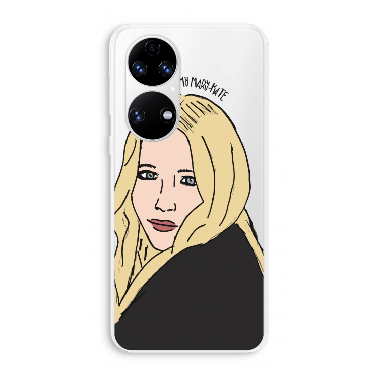 Mary Kate: Huawei P50 Transparant Hoesje