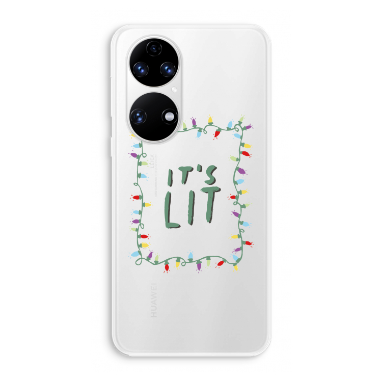 It's Lit: Huawei P50 Transparant Hoesje