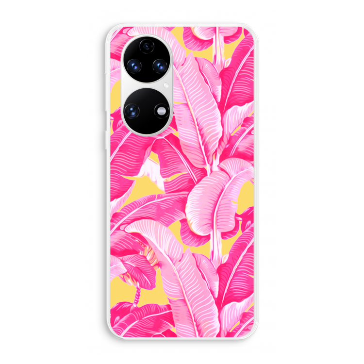 Pink Banana: Huawei P50 Transparant Hoesje