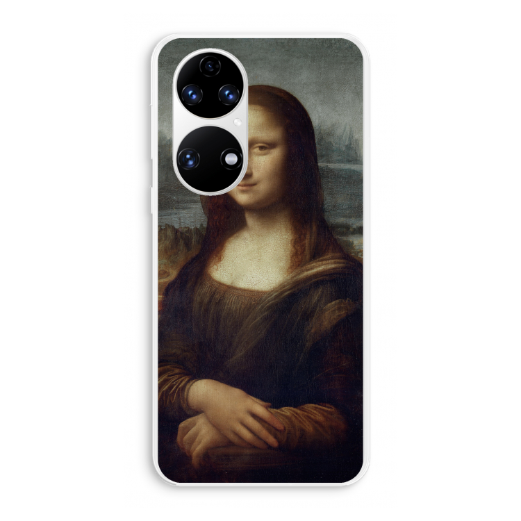 Mona Lisa: Huawei P50 Transparant Hoesje