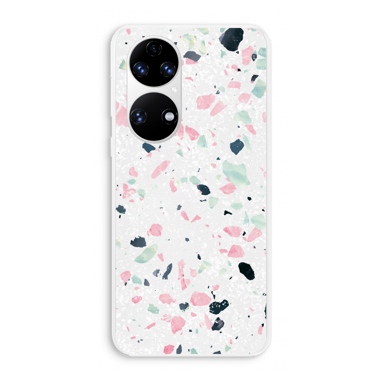 Terrazzo N°3: Huawei P50 Transparant Hoesje