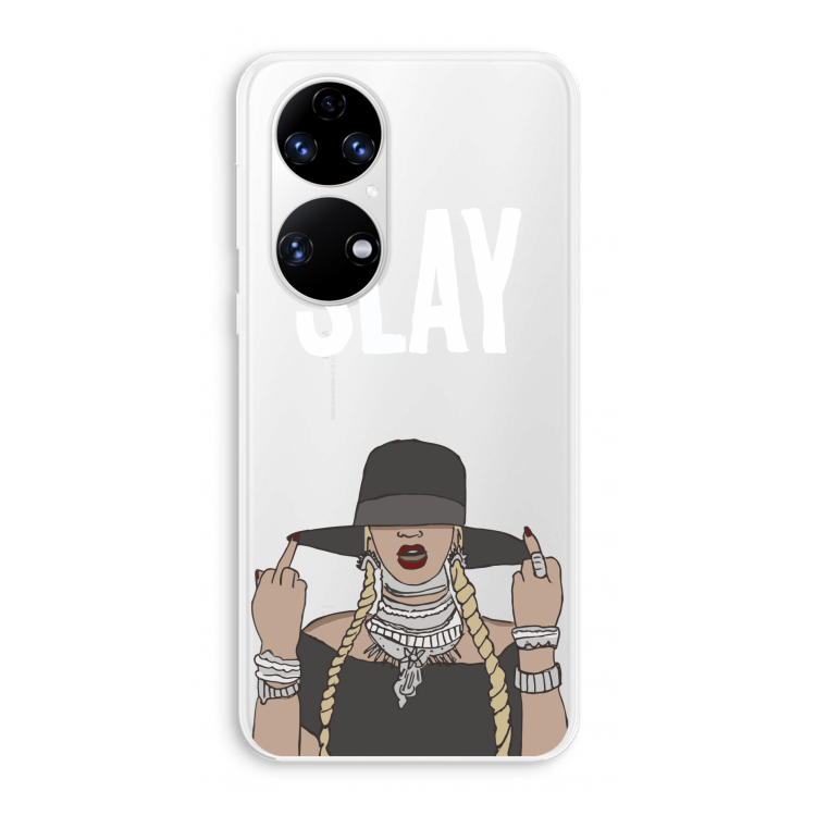 Slay All Day: Huawei P50 Transparant Hoesje