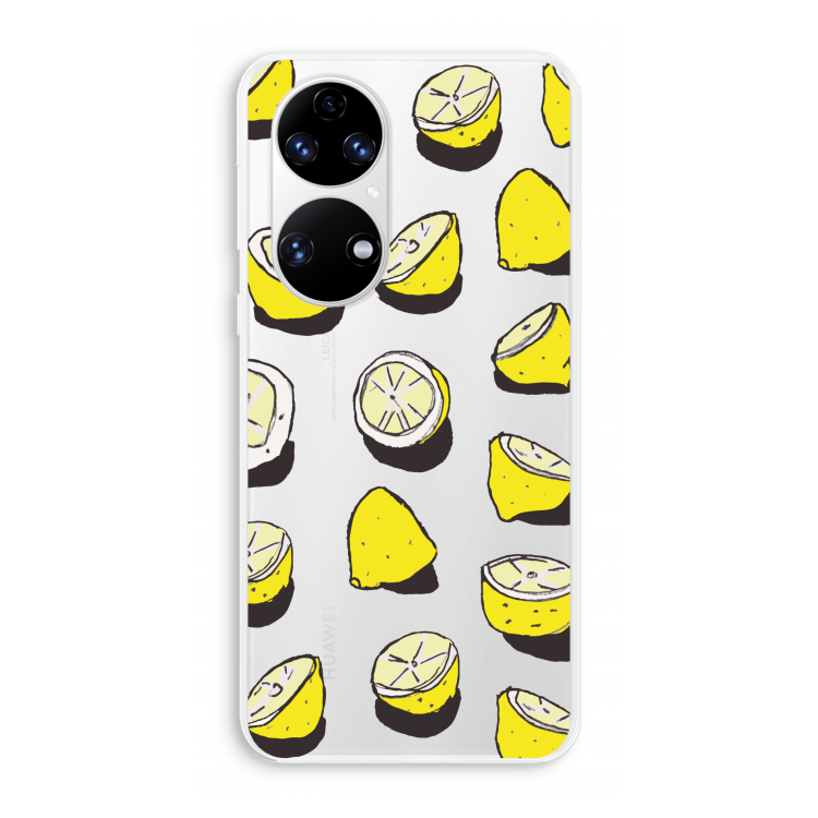 When Life Gives You Lemons...: Huawei P50 Transparant Hoesje