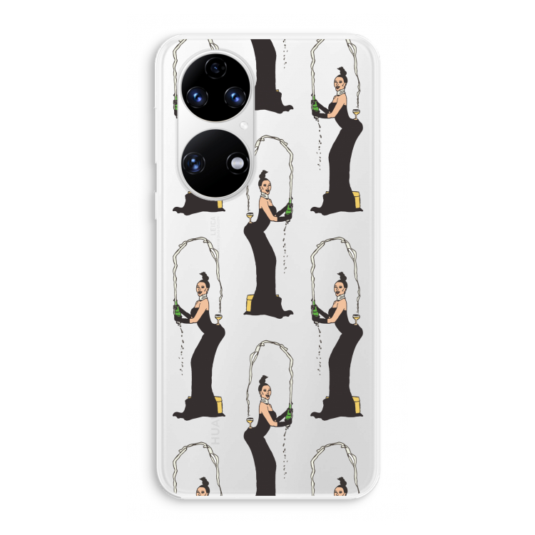 Pop Some Kim: Huawei P50 Transparant Hoesje