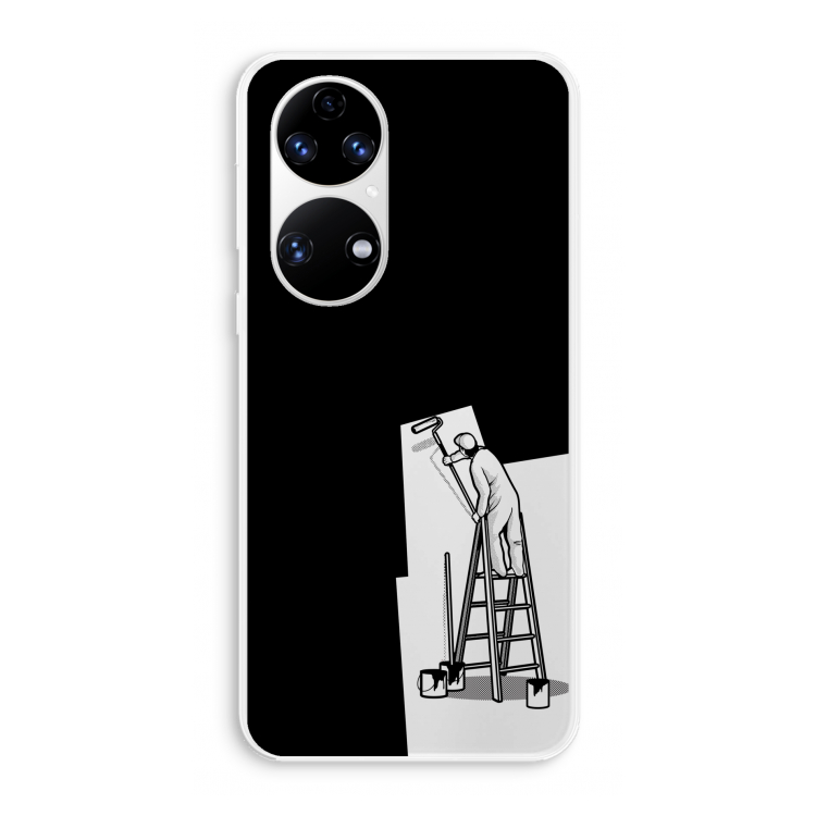 Musketon Painter: Huawei P50 Transparant Hoesje