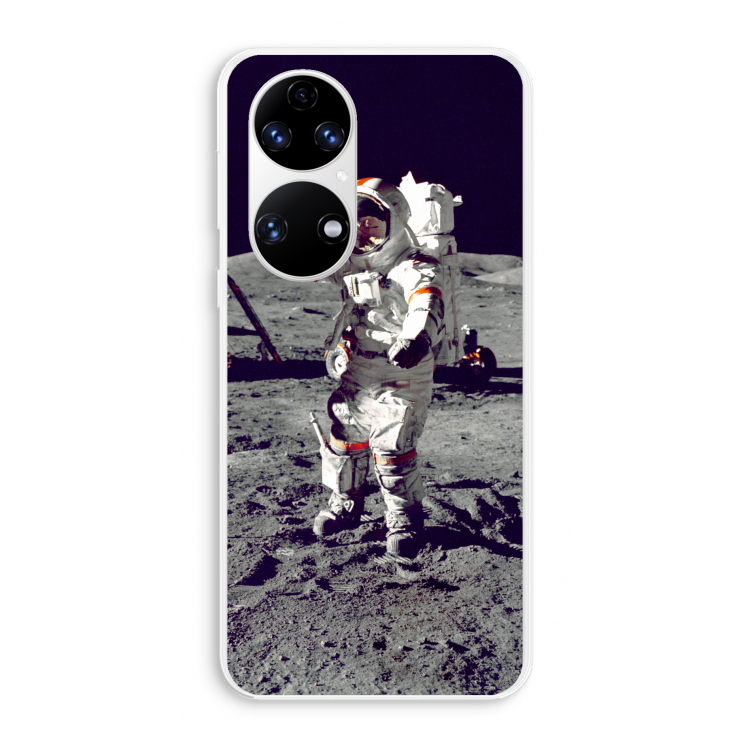 Spaceman: Huawei P50 Transparant Hoesje