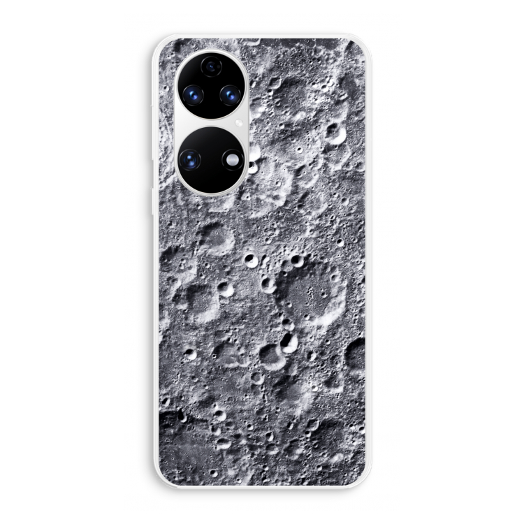 Maanlandschap: Huawei P50 Transparant Hoesje