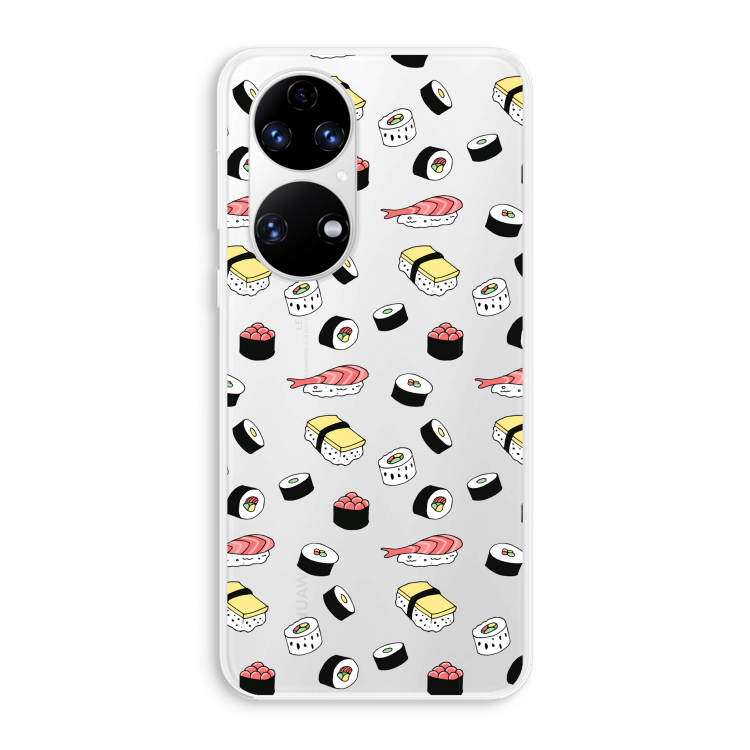 Sushi time: Huawei P50 Transparant Hoesje