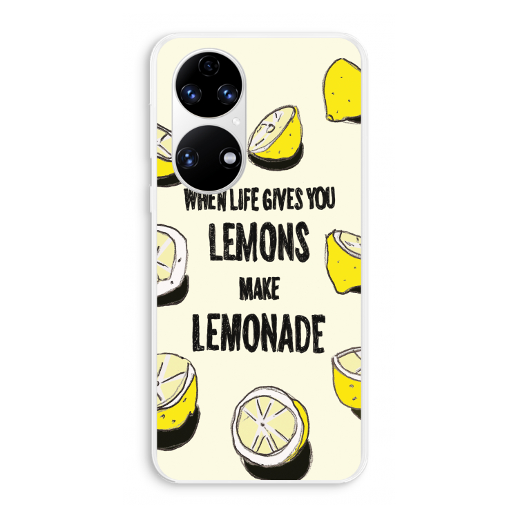 Lemonade: Huawei P50 Transparant Hoesje