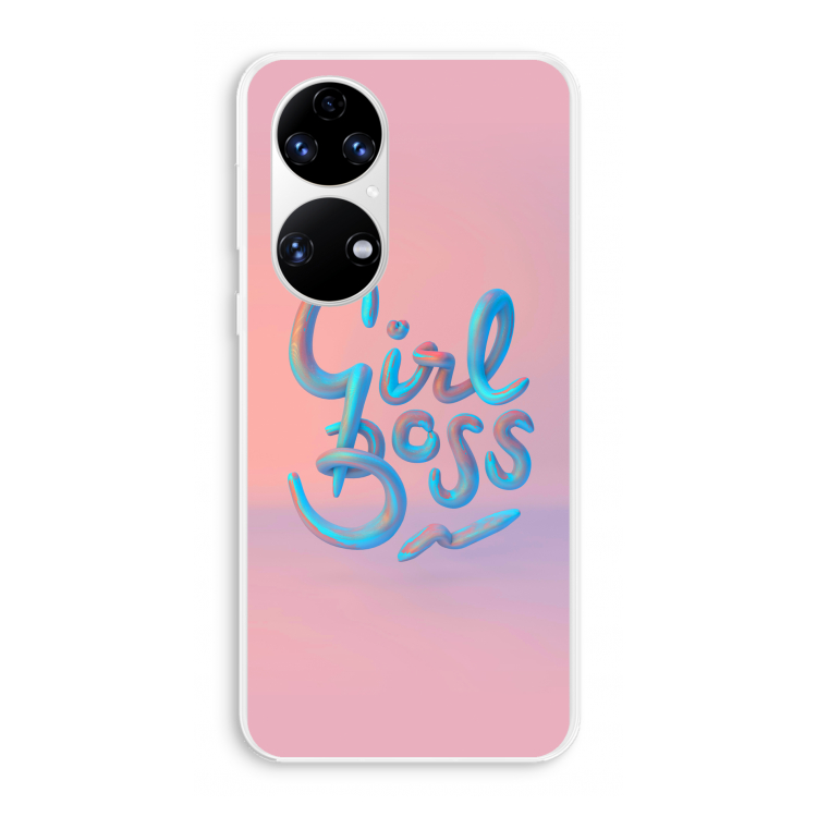 Girl boss: Huawei P50 Transparant Hoesje