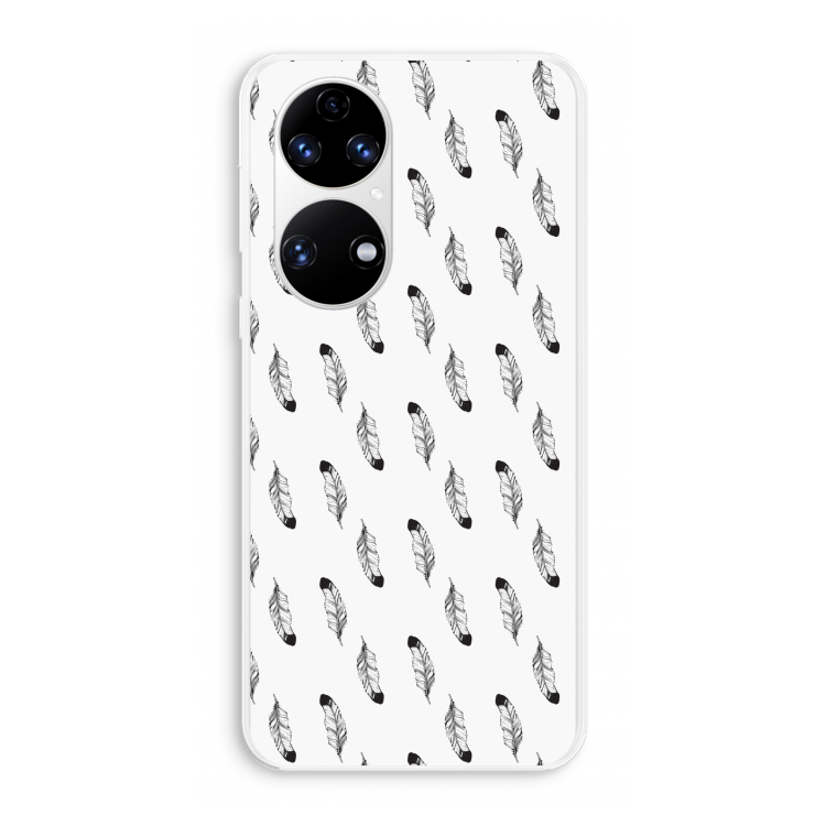 Pluimen: Huawei P50 Transparant Hoesje