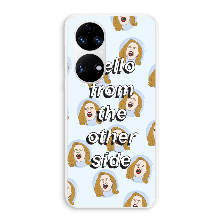 Hello: Huawei P50 Transparant Hoesje