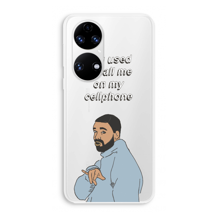 Hotline bling: Huawei P50 Transparant Hoesje